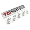 Metal Red TDI Sport Edition Logo Turbo Car Brev Klistermärke Emblem Chrome Badge Dekaler för VW Polo Golf CC TT Jetta GTI Touareg