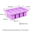 Small butter mold molds baking moulds silicone cake cup mould 4 grid for Soap Bar Winkie Energy Bar Muffin Cornbread