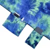 サマービーチタオルタイ染色チェアカバーシングルレイヤーパレオスーパーファイン繊維素材青いイエローソフト31 8jx C1