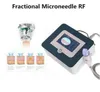 Professional Microneedle Fractional RF Machine 10 25 64 nano Pins Cartridge Wrinkles Stretch Marks Removal Face and body Skin Lifting Shrink Pores