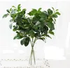 Single Stem Pepermunt Blad Takken Simulatie Groene Pepermunt Boom Stengels Groene Muur Decoratieve Kunstmatige Groene Plant