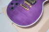 Factory Custom Left Handed Purple Electric Guitar met Rosewood FretboardWhite Pearl Block Fret InlayGold HardwareOffer Customi1264495