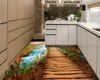 3d Floor Wallpaper Promotion Romantic Promenade Landscape Autumn Scenery Custom Any Size Self Adhesive 3d Floor Wallpaper