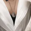 Schmuck Pullover Halskette Münze Anhänger Pin Mode lange Halskette einzigartig Ganzes für Frauen fashion274e