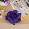 Högkvalitativ Stor Curled Rose Head Wholesale Hand DIY Fake Rose Flower Flower Silk Tyg för Party Mermaid Supplies Bedroom Decor WCW672