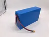 No Tax 48V 20AH Lithium ion battery pack 1200W 48V Scooter battery Electric Bike battery with PVC Case 30A BMS 54.6V 2A charger