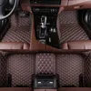Kia Sorento Sportage Optima K5 Forte Cerato K2 K4 K3 Cadenza Leather Carpet Liners Non-Slip Car Liner2907