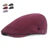 Nuovo Autunno Inverno berretti di lana berretti da uomo Moda visiera Caps Warm Men Beret Cappelli Casquette Cap cappello piatto