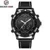 CWP Reloj Hombre Goldenhour Sport Skórzane Zegarek męskie Top Marka Luksusowe Mężczyźni Moda Wodoodporny Wrist Watch Relogio Masculino