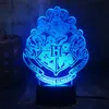 16 Farben RGB 3D Nachtlichter Magic School LED Dekor Lampe Schlafzimmer Tischleuchte Kinderspielzeug