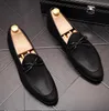 Mäns lyxiga bröllopsdesigners svarta fest läderskor man avslappnad kör oxfords mens slip-on klänning affärskontor lägenheter w405 95144