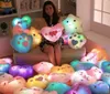 Luminous Glowing Pillow Star Heart Bear Paw Led Light Plush Pillow Night Light Kids Cushion Christmas Toys 8pcs