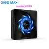 X96Q MAX Smart TV Box Android 10,0 4GB 32 / 64GB AllWinner H616 2.4g / 5.0g Wifi BT5.0 Set Top Box