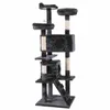 60quot Cat Tree Tower Condo Furniture Scratching Post Pet Kitty Play House Black1514838