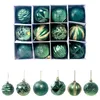 6 STYLE !! Ornements de boules de Noël pour arbre de Noël Décorations d'arbre de Noël incassables Ornements de Noël en plastique pour fête de mariage