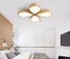 Solid Wood LED ceiling lights for the living room bedroom study room 110V 220V Surface Mounted Ceiling Lamp MYY