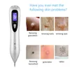 LCD Display Plasma Pen tattoo Mole Removal pen Dark Spot Remover for face body skin tags Freckle remover Point Pen Beauty Care Free Ship