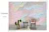 Makaron Tapety Art Graffiti Paint Mural Macaron Color Tekstury Tapeta Wanghong Piekarnia