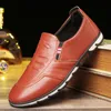 Sport Italiaanse schoenen Non-slip Casual Driving Flat Koreaanse versie van heren erwt Soft Black Men new173 ST2 57 ST