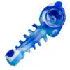 Peixe Esqueleto Silicone Tubulação Acrílico Máscara Bongo Acessórios De Fumar Curvo e Straight Tube Bong Cor Avaiable Fits Máscaras Padrão Também Venda Máscara