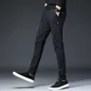 2018 Primavera Verano hombres pantalones casuales ropa de marca pantalones de chándal masculino calidad elástica Slim Fit Chinos Pantalon Homme