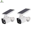 Simulering Surveillance Camera Solar Light 8LED 20LED PIR INFRARED MOTION SENSOR Vägglampa Vattentät Utomhus Garden Street Security Light