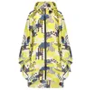 Poncho de pluie veste manteau à capuche pour adultes avec poches imperméables vêtements de pluie imprimés imperméables assortis à la pochette de rangement grande taille XXL Li3067