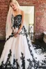 Винтажные черно-белые свадебные платья 2020 Ретро кружев