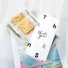 Cadeau cadeau 10pcs lettre impression boîte d'emballage nougat cookie bonbons gâteau cuisson emballage boîtes de mariage1