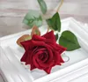 Francês romântico artificial rose flower diy veludo de seda flor para festa de casamento em casa decoração do feriado gb527