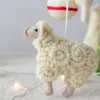 Рождественская елка кулон висит Рождество для домашних украшений Маленькие овцы украшения Рождественские кулоны