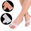 silicone gel toe separators hallux valgus toe stretcher painful bunions forefoot protection pad bunion guard separates cushions toes insole