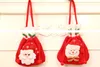 Nouvelle maison festive mignon père noël bonhomme de neige bonbons sacs-cadeaux biscuits emballage sacs fête sac à main joyeux noël paquet de stockage