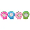 3D Cartoon Watch Kids Quartz Watch Strawberry Silicone Slap Wristwatch Creative Pointer Boys Girls Build Build Watches Watches