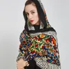 DANA XU Neue 100% Wolle Bufanda Mujer Kopf Schals Frauen-elegante Pashmina warmer Schal Bandana Schal Hijab Foulard Femme Poncho CX200728