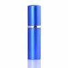 5 ml Mini vaporisateur bouteille de parfum voyage rechargeable vide contenant cosmétique bouteille de parfum atomiseur bouteilles rechargeables en aluminium LX6197