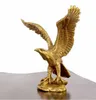 Ny + Kina Bronze Brass Staty Eagle / Hawk Figur Figur (5 "Hög