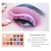 Pudaier 18 Color Makeup Pigmented Eyeshadow Palletes Colorful Nude Waterproof Glitter Smoky Eye Shadow 18Color Make Up Palette9844233