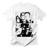 日本のアニメホワイトTシャツメンズコットンホムアニメシャツブランドカジュアルストリートウェア原宿ファッションO-NeckメンズTシャツプラスサイズXS-3XL