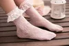 2017 Women Lace Ruffle Hollow Out Out Floral Pats Fishnet Hole Short Ankle Socks5663782