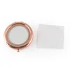 Moda Rose Gold Compact Cosmetic Mirror DIY Puste Makeup Makeup 58 mm Epoksydowa naklejka 5 sztuk 184104310747