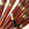 Fountain Pennen Flower Peer Peer Mahonie Pen Iraurita Creatief Red Wood Medium Writing Gifts School Stationery Supplies1