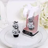 50PCS LOVE Chrome Wine Bottle Pourer/Stopper in Gift Box Wedding Favors Bar Party Giveaways For Guest