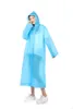 Partihandel återanvändbar EVA regnrockar färgglada regnkläder poncho för resande vuxen vattenpoof camping regnrock mode regnrock da392