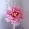 Simulation Linen Large Peony Artificial flowers Wedding Background Fake Flower Wall Road Guide Arch Decoration Home Decoration Accessories