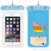 Cartoon Universal Waterproof Bag Pouch Telefonfodral för iPhone XS Max XR X 8 7 6 Plus Samsung S8 Notera 8 för Huawei Water Proof Case 3301797