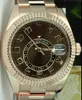 Men039S högsta kvalitet Luxury Watch 42mm 326935 Brown Dial Asia 2813 Rose Gold Armband Automatic Men039S Watch8290740