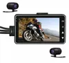 Rejestrator wideo kamera motocyklowa DVR Motor Dash Cam ze specjalnym dwurocyjnym przednim rejestrator tylnym rejestratora Motorbike Motor DVR z podwójną mini kamerą