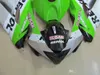 Honda CBR1000RR 2004 2005グリーンシルバーホワイトインジェクションモールドフェアリングキットCBR 1000 RR 04 05 RY56