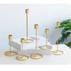 Metal Candle Holders Gold Candlestick Fashion Wedding Decoration Candle Stand Exquisite Candlestick Christmas Table Christmas Home Decor